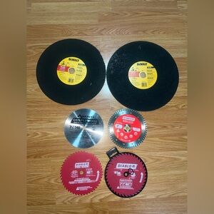 DeWalt and Diablo Cutting Blade Mixed Set